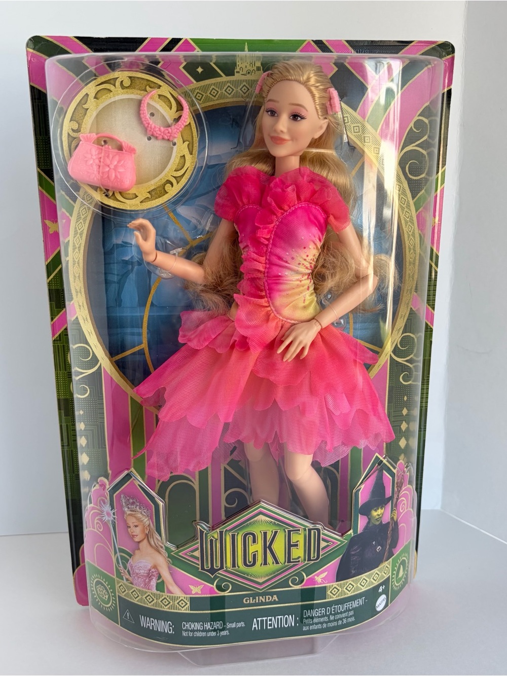 Mattel Universal Pictures Wicked Glinda Fashion Doll New In Box NIB Collectible